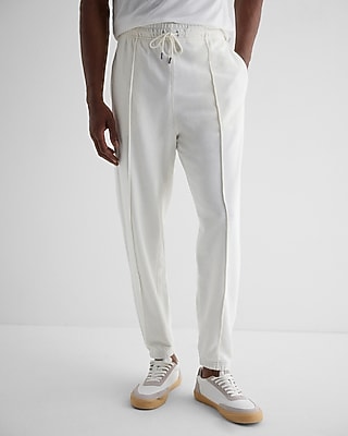 Big & Tall Pintuck Knit Jogger White Men's XXL