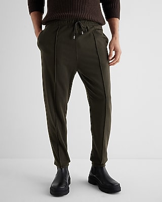 Pintuck Knit Jogger Green Men's XL