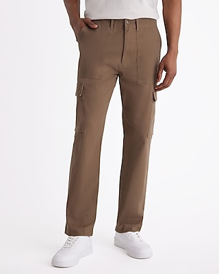 Cotton-Blend Cargo Pant Brown Men's W34 L34
