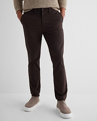 Skinny Hyper Stretch Chino Brown Men's W32 L34