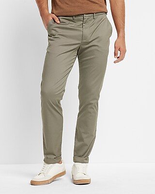 Skinny Hyper Stretch Chino Green Men's W34 L34