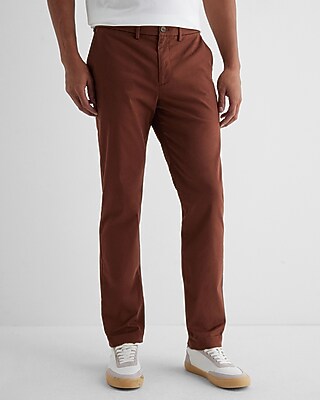 Slim Hyper Stretch Chino Brown Men's W29 L30
