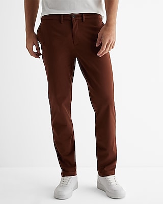 Athletic Slim Hyper Stretch Chino Brown Men's W29 L32