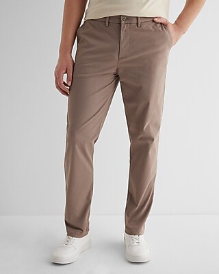 Athletic Slim Hyper Stretch Chino Brown Men's W33 L30