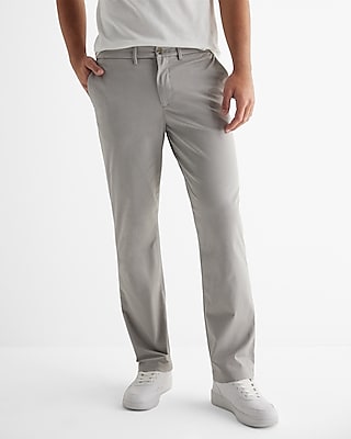 Straight Fit Hyper Stretch Chino Gray Men's W36 L32