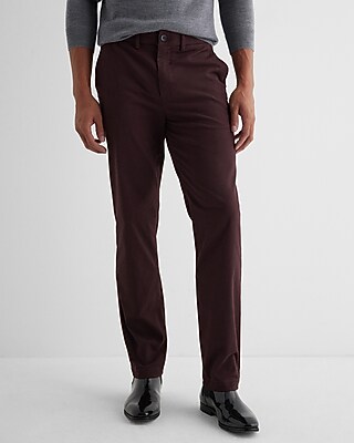 Slim Straight Hyper Stretch Chino Red Men's W36 L30