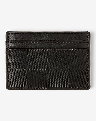 Checkered Card Case