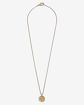 Gold Pendant Chain Necklace