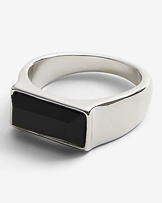 Black Stone Ring