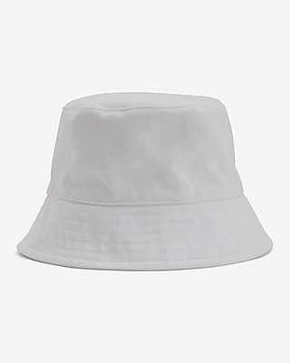 White Bucket Hat Men's White