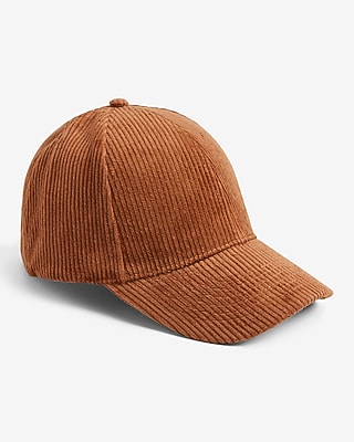 Corduroy Baseball Hat Men's Brown