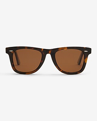 Tortoise Rounded Square Sunglasses