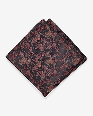 Crane Paisley Jacquard Pocket Square
