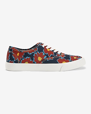 Floral Canvas Sneakers