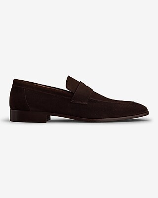 Edition Brown Genuine Suede Loafers
