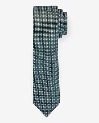 Olso Green Micro Geo Print Tie