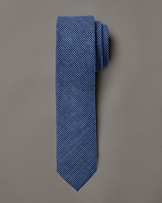 Edition Navy Houndstooth Wool Tie