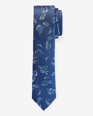 Navy Floral Tie