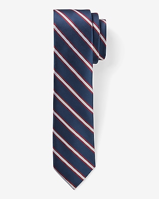 Navy Striped Tie