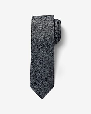 Classic Gray Herringbone Tie