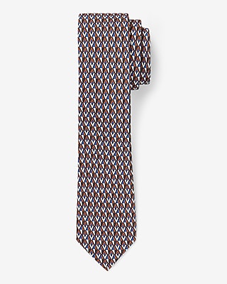 Diamond Geo Print Tie