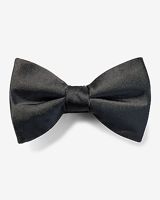 Solid Bow Tie Men's Black