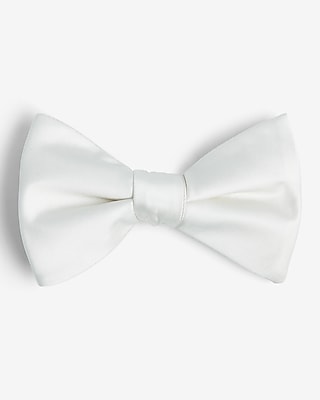 Ivory Solid Bow Tie
