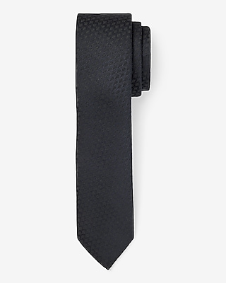 Black Mini Geo Tie