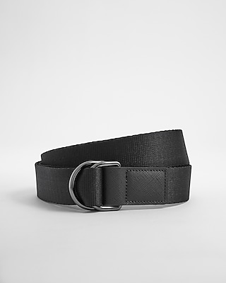 Faux Leather Web Belt