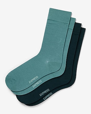 2 Pack Shades Of Green Dress Socks