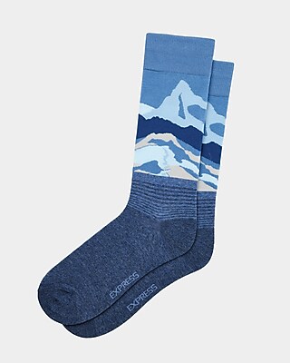 Striped Mountain Dress Socks