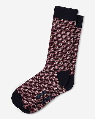 Arrow Geo Print Dress Socks