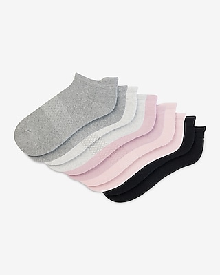 5 Pack Pink & Black Ankle Socks