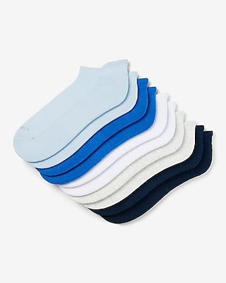 5 Pack Shades Of Blue Ankle Socks Men's Blue