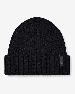 Black Ribbed Beanie