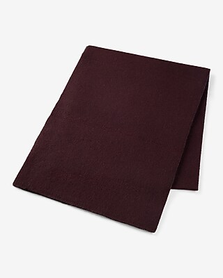 Burgundy & Gray Reversible Scarf