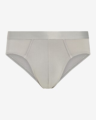 Big & Tall Modal-Blend Briefs Gray Men's XXL