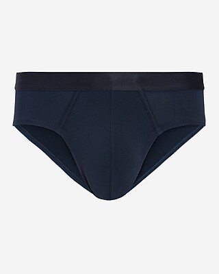 Big & Tall Modal-Blend Briefs Blue Men's XXL