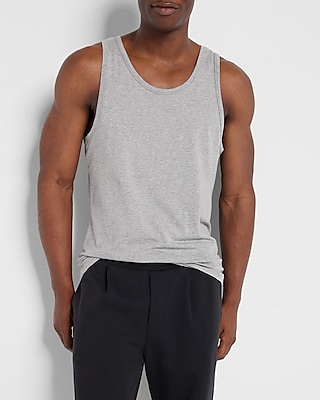 Crew Neck Supersoft Tank Top Gray Men's L