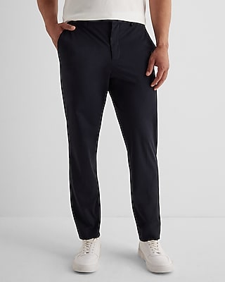 Slim Navy Comfort Stretch Knit Suit Pants Blue Men's W28 L30