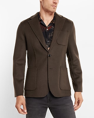 Slim Fig Wool-Blend Suit Jacket