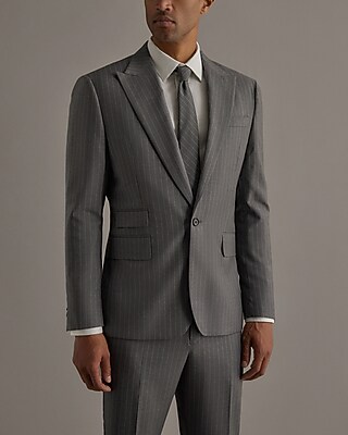 Edition Slim Pinstripe Merino Suit Jacket