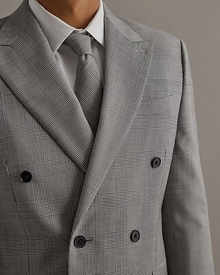 Edition Slim Plaid Merino Suit Jacket