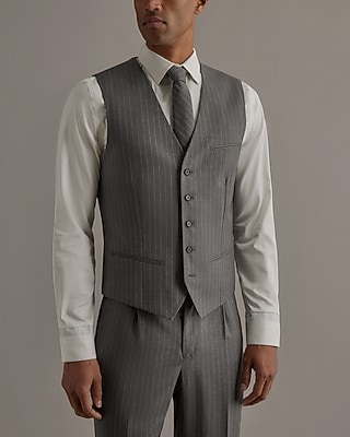 Edition Slim Pinstripe Merino Suit Vest