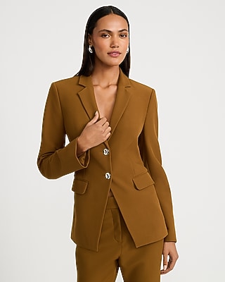 Two Button Cutaway Blazer in Signature Stretch