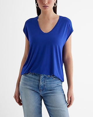 Supersoft Relaxed Scoop Neck Tunic Tee Women