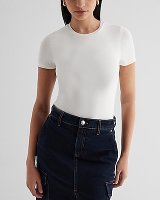 Supersoft Fitted Crew Neck Short Sleeve Bodysuit