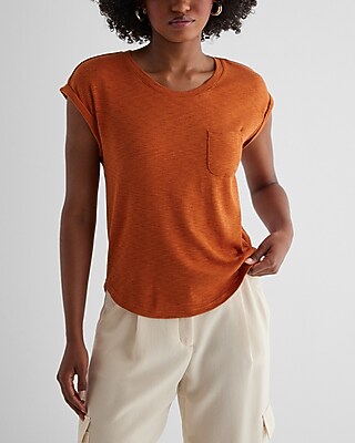 Skimming Crew Neck Pocket Tee