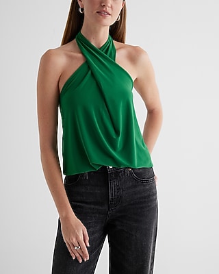 Twist Halter Neck Tank Neutral Women's S