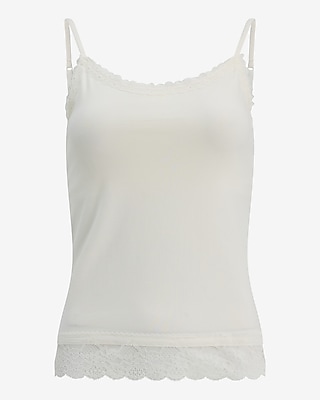 Best Loved Lace Trim Scoop Neck Bra Cami